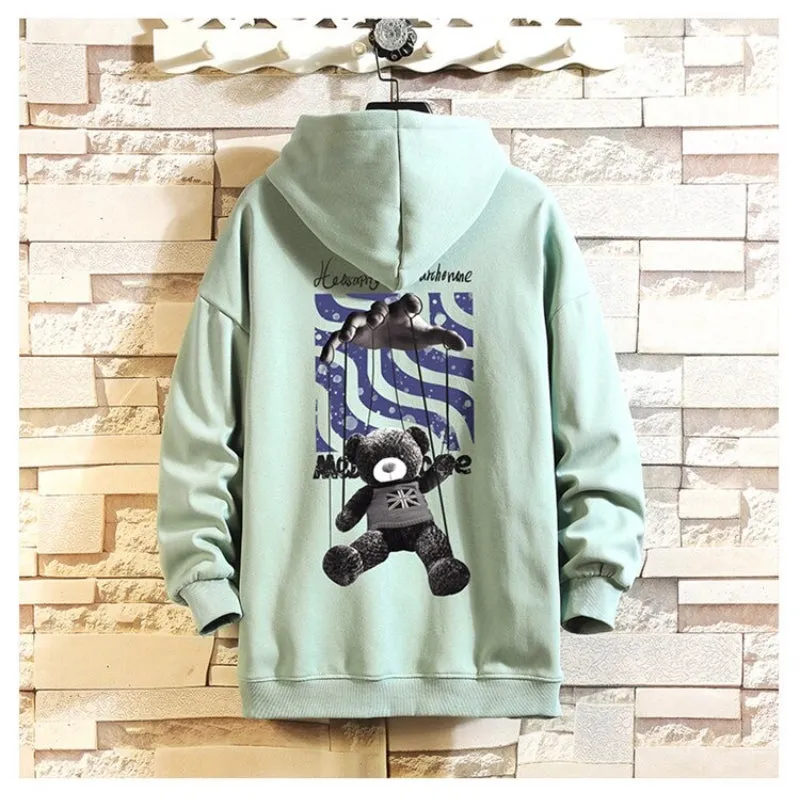 Men's Casual Teddy Bear Hoodie