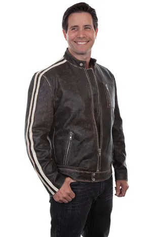 Men's Leather Jacket Collection: Scully Motorcycle Racer