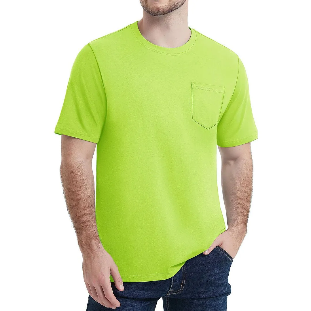 Men's Pocket Shirts Summer Casual T-shirts