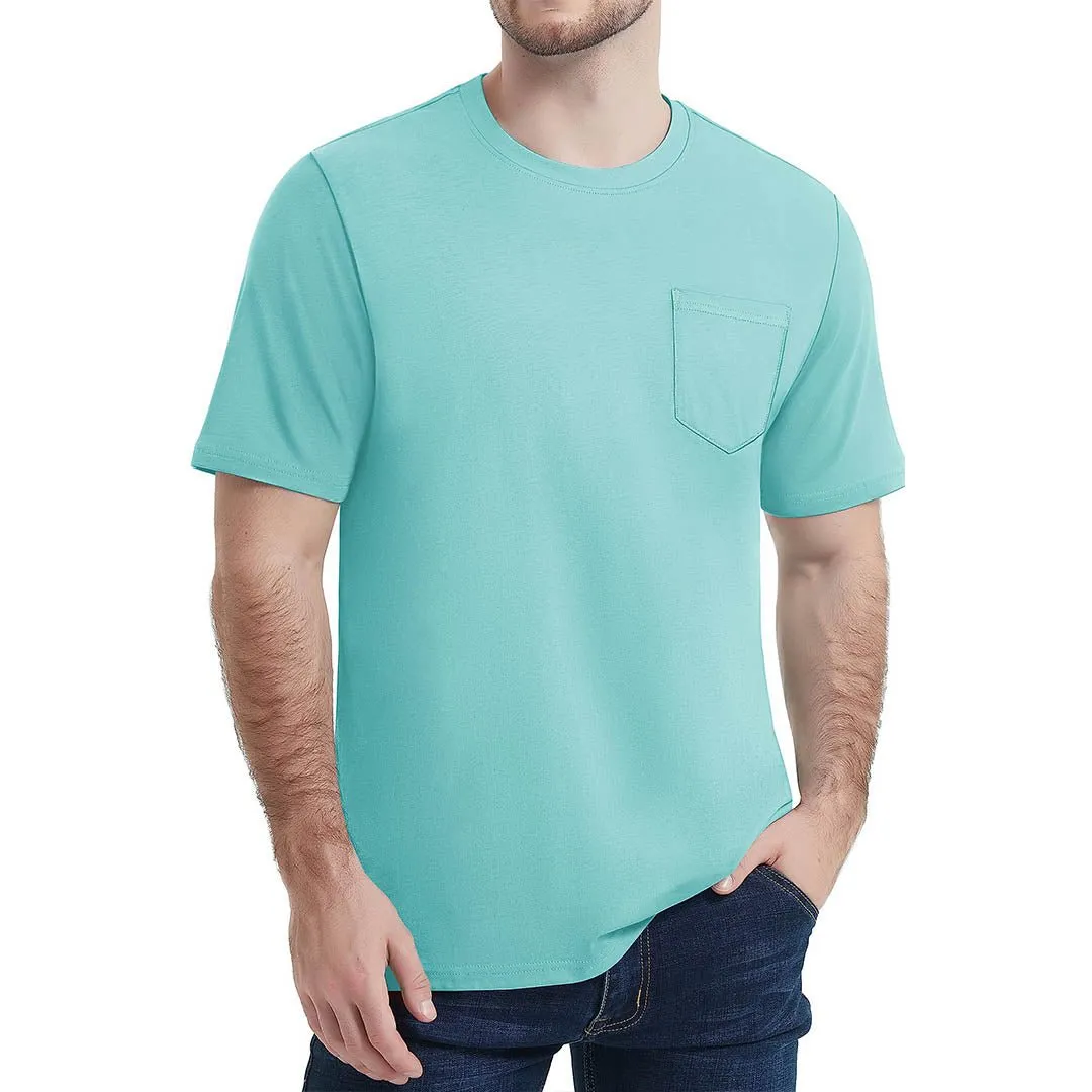 Men's Pocket Shirts Summer Casual T-shirts