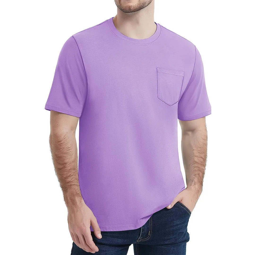 Men's Pocket Shirts Summer Casual T-shirts