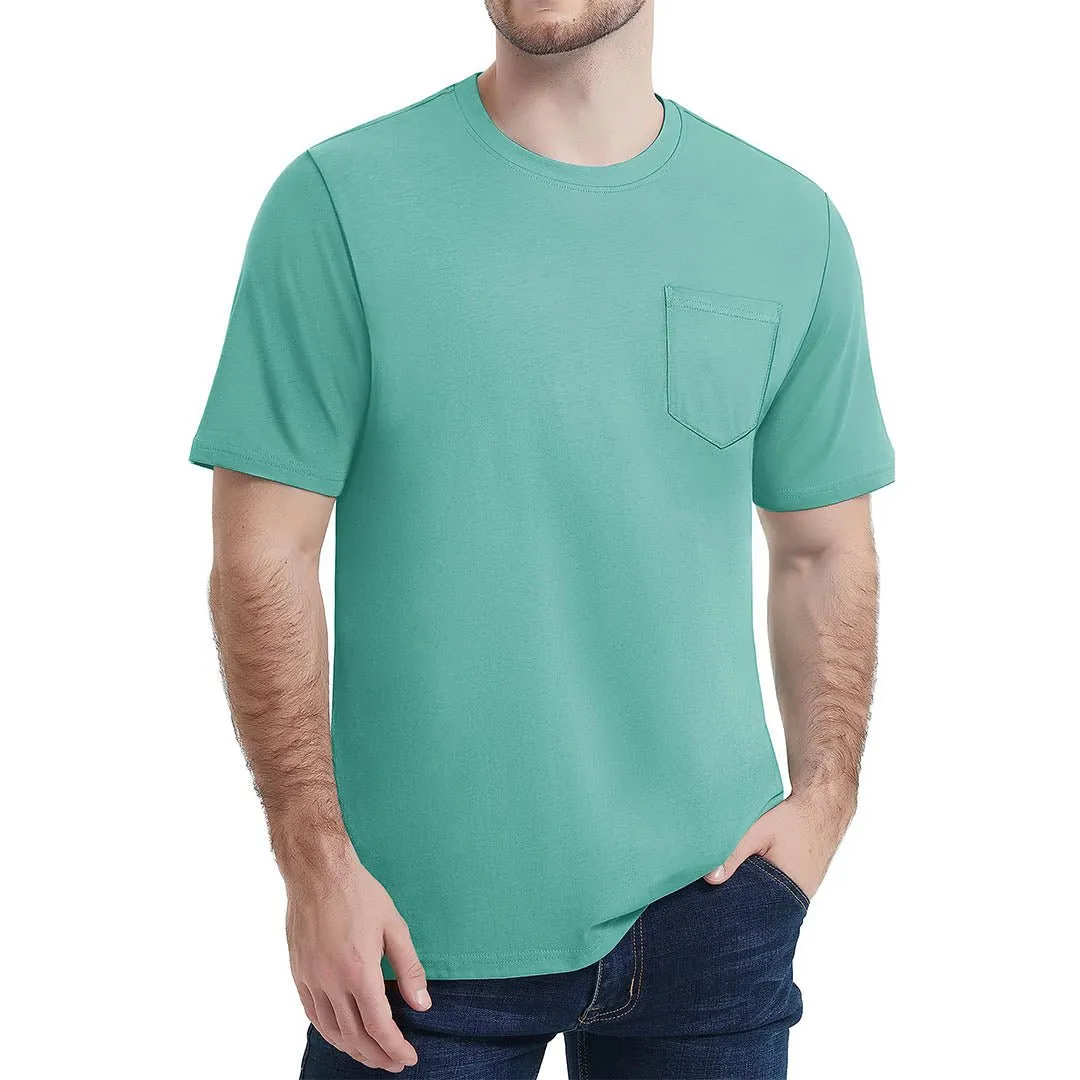 Men's Pocket Shirts Summer Casual T-shirts