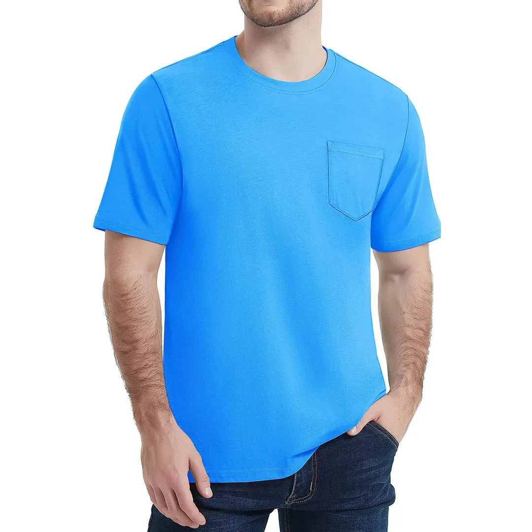Men's Pocket Shirts Summer Casual T-shirts