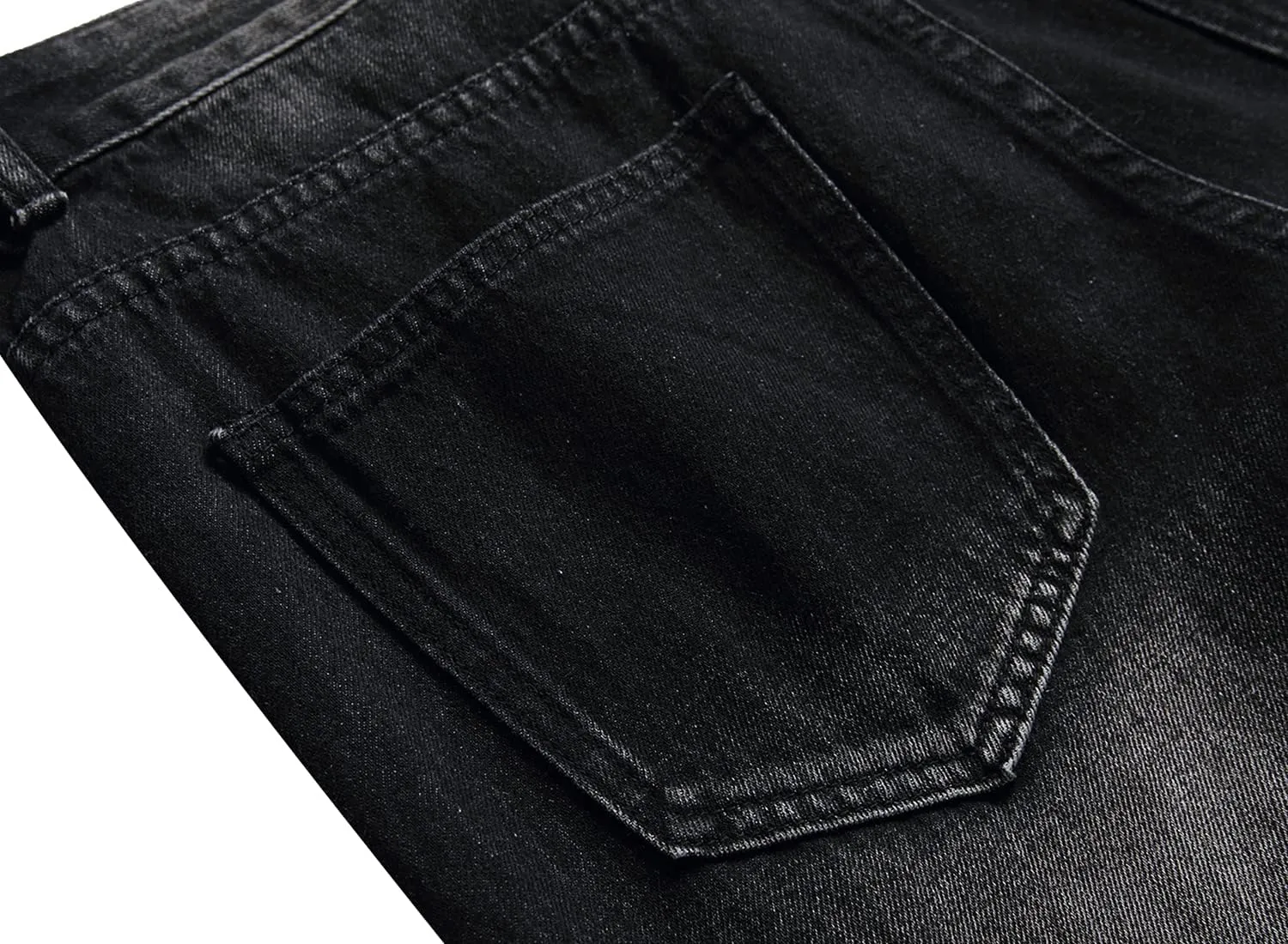 Men's Ripped Jeans,Slim Fit Distressed Straight Leg Fashion Denim Pants