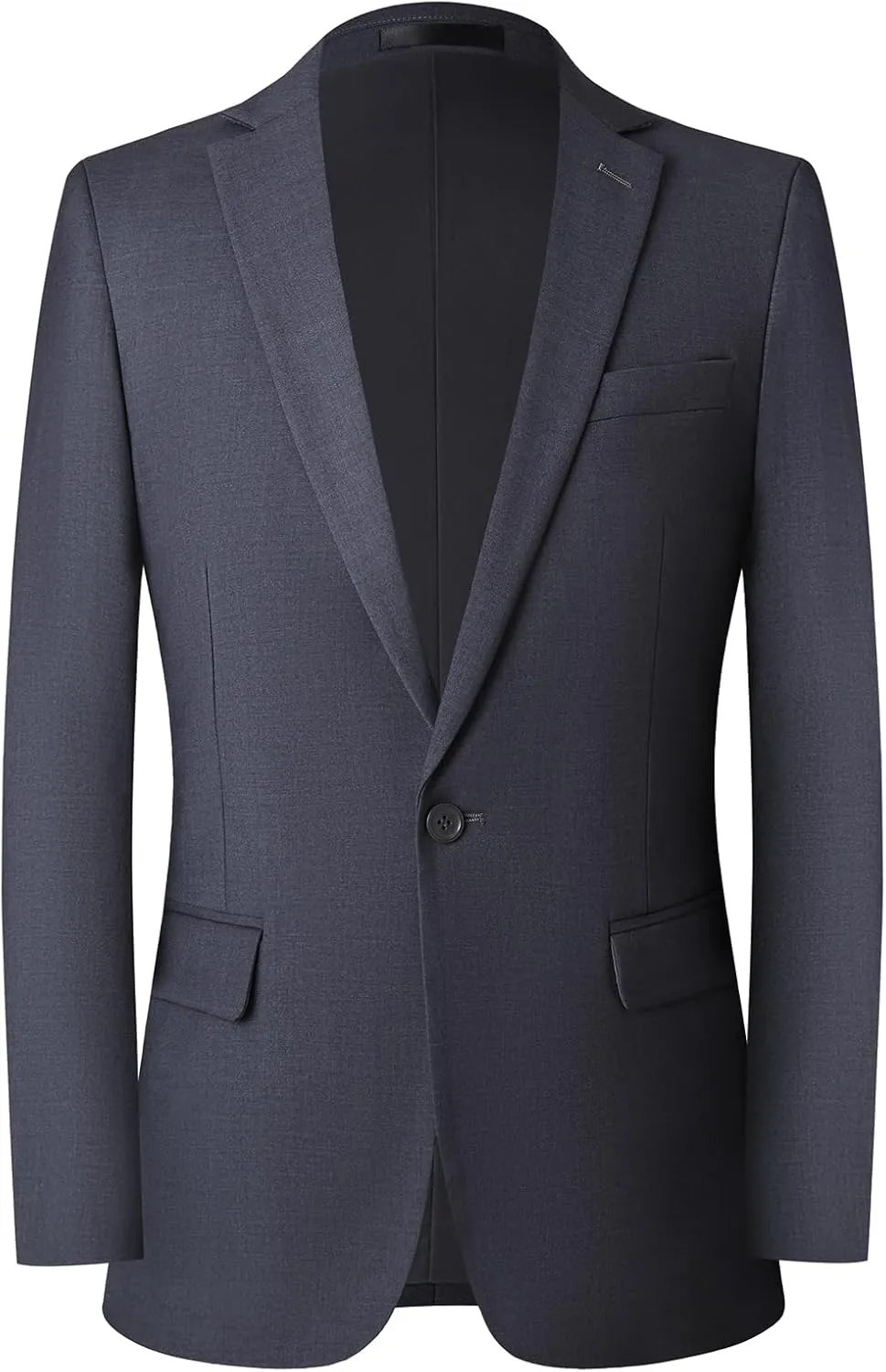 Mens Suit Slim Fit, 3 Piece Suit for Men, One Button Solid Jacket Vest Pants with Tie, Tuxedo Set