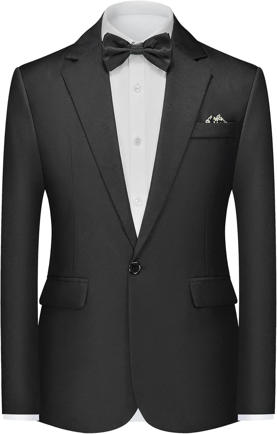 Mens Suits Slim Fit 2 Piece Dress Suits Tuxedo Jacket Blazer Pants Set for Wedding Business Prom