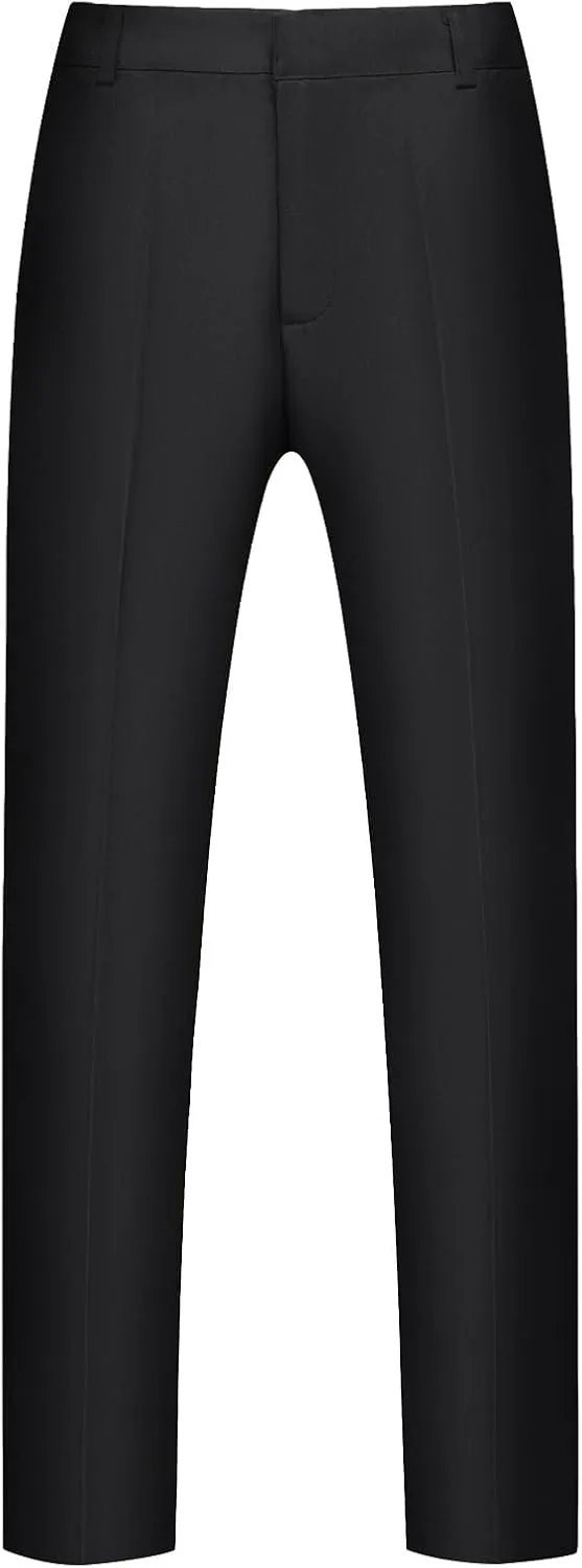 Mens Suits Slim Fit 2 Piece Formal Tuxedo Suits Blazer Pants with Bow Tie for Wedding Prom