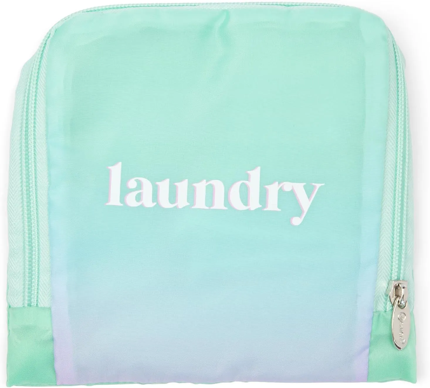 Miamica Soft Travel Laundry Bag with Zipper & Drawstring, 21 x 22  Keep Your Dirty Clothes Separate & Organized