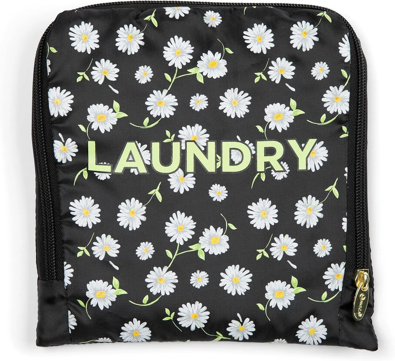 Miamica Soft Travel Laundry Bag with Zipper & Drawstring, 21 x 22  Keep Your Dirty Clothes Separate & Organized