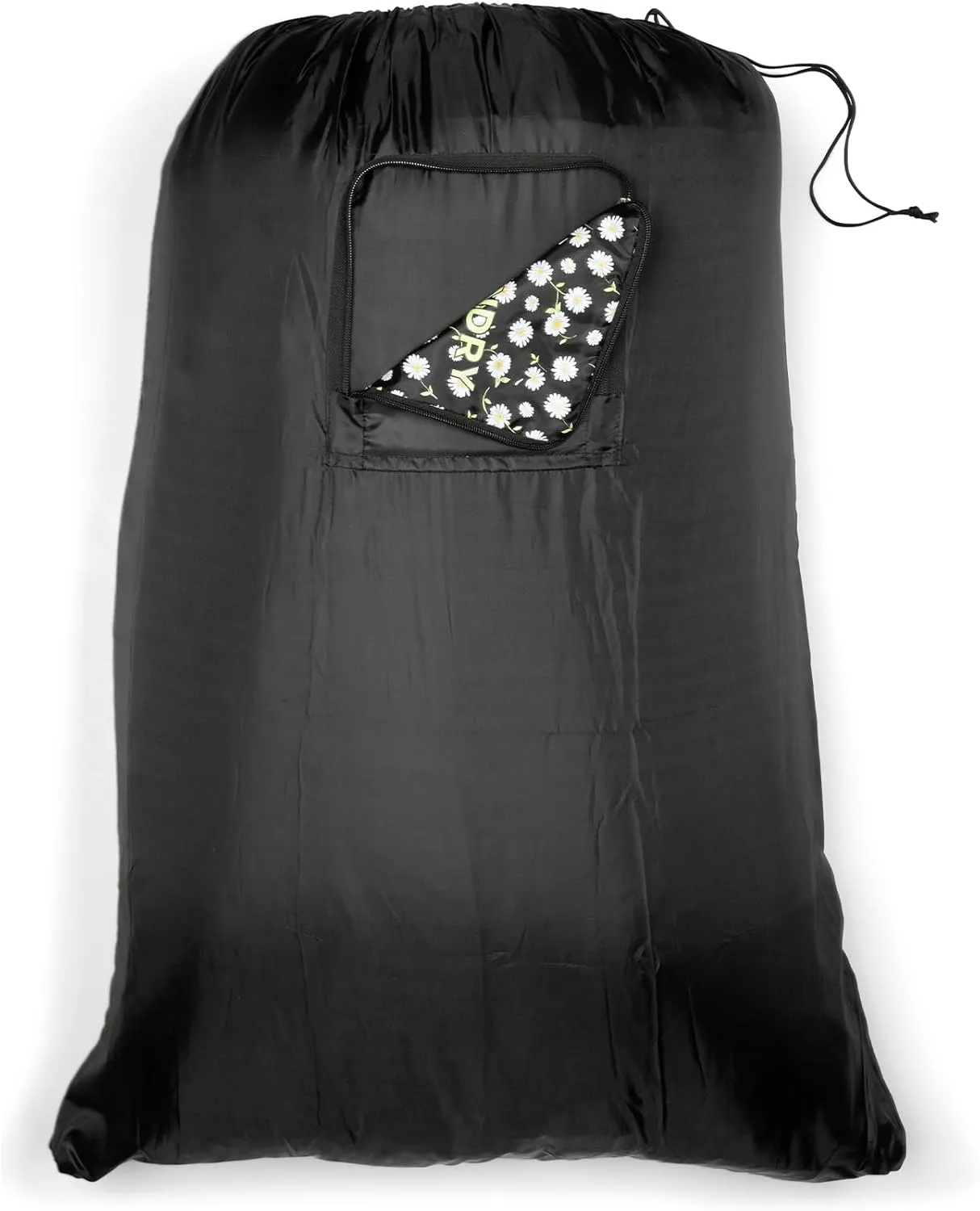 Miamica Soft Travel Laundry Bag with Zipper & Drawstring, 21 x 22  Keep Your Dirty Clothes Separate & Organized