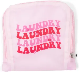 Miamica Soft Travel Laundry Bag with Zipper & Drawstring, 21 x 22  Keep Your Dirty Clothes Separate & Organized