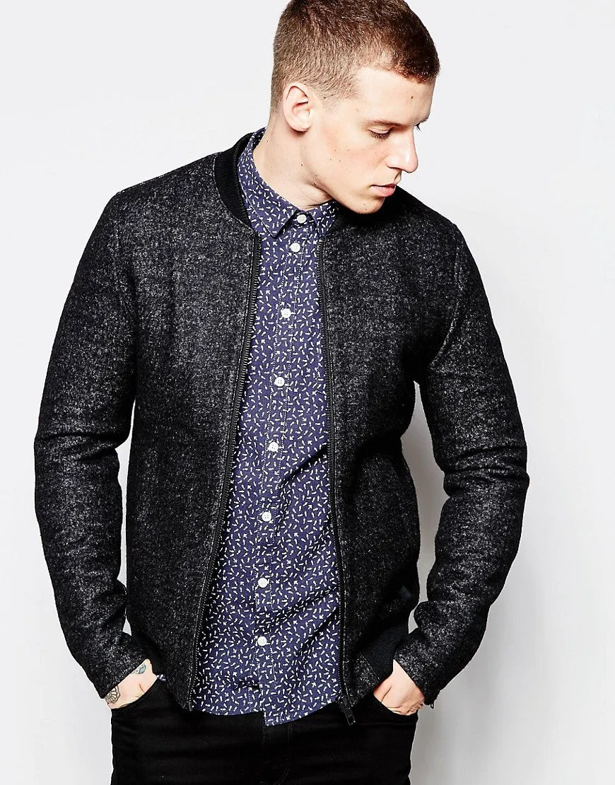 Minimum Wool Blend Bomber