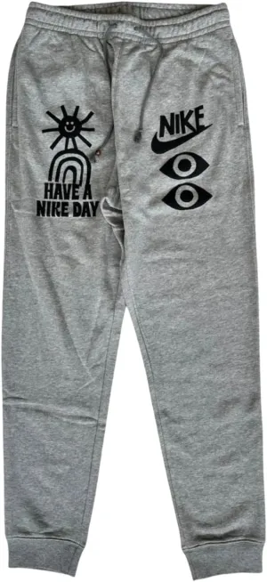 Nike Sportswear Men's French Terry Pants Size - Small Dark Grey Heather