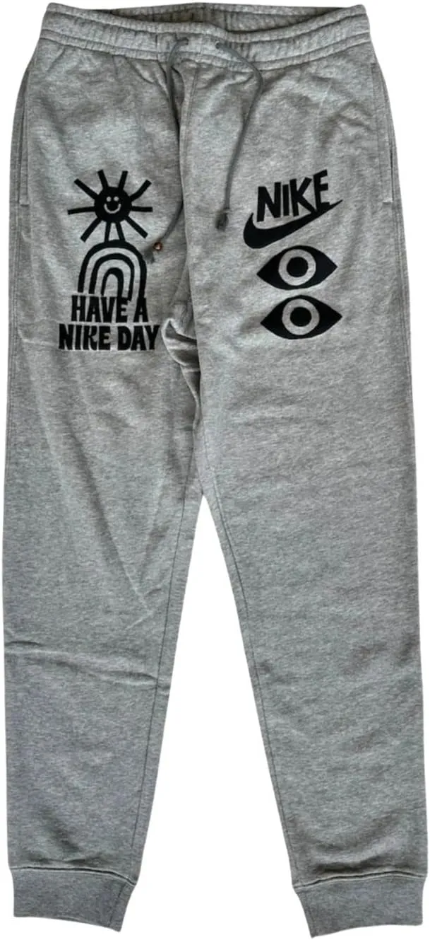 Nike Sportswear Men's French Terry Pants Size - Small Dark Grey Heather