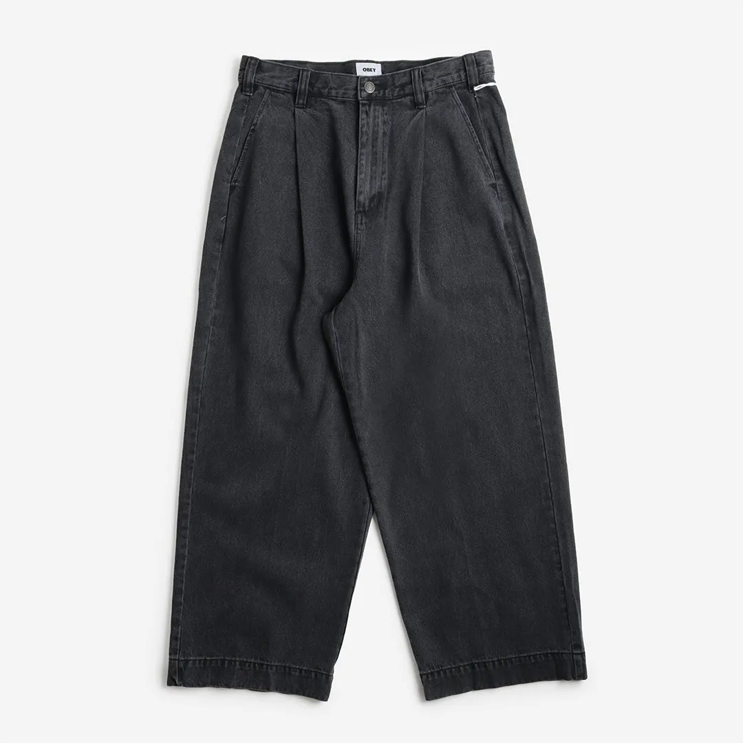 OBEY Oliver Denim Pleated Pant
