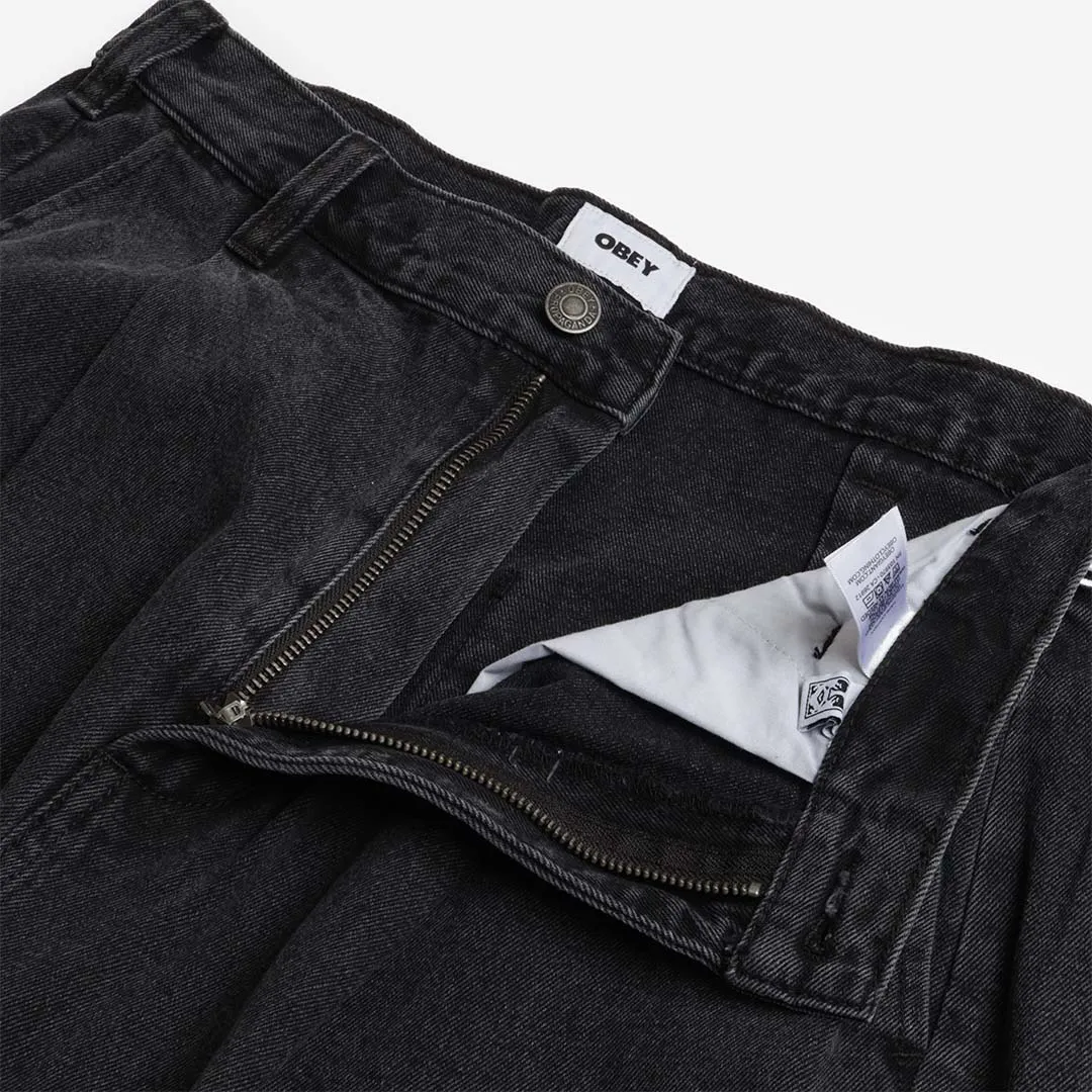 OBEY Oliver Denim Pleated Pant