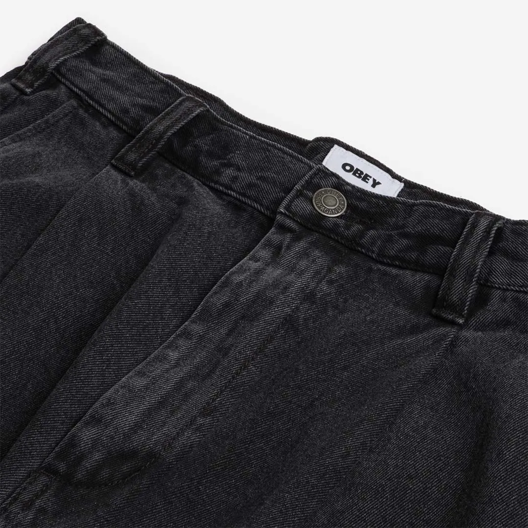 OBEY Oliver Denim Pleated Pant