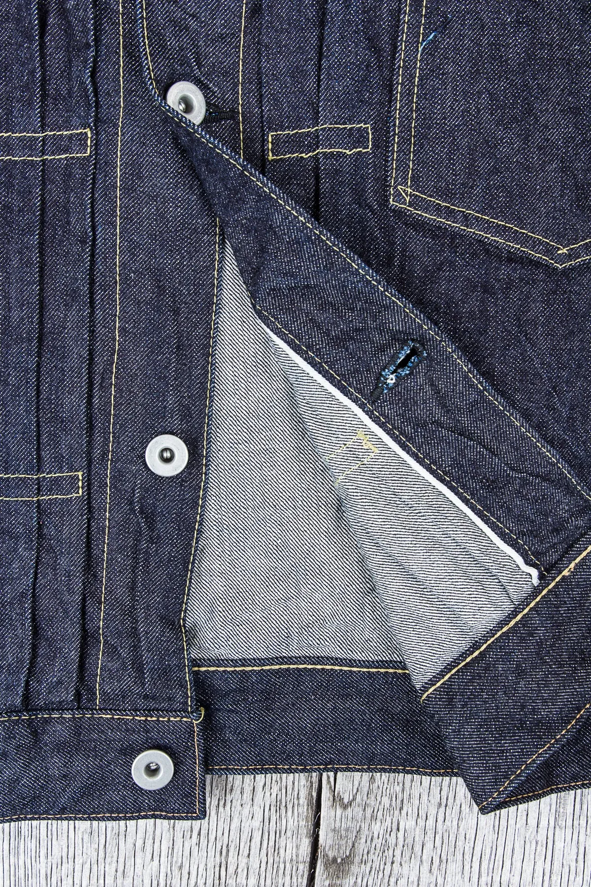 Pallet Life Story Raw Workers Jacket One Wash Denim