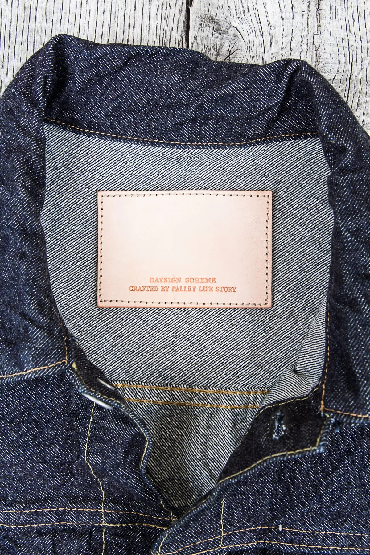 Pallet Life Story Raw Workers Jacket One Wash Denim