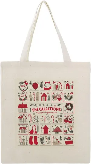 Personalized Name Christmas Movie Watching The Tote Bag Tree Truck Red Travel Beach Bag for Shopping, Gym