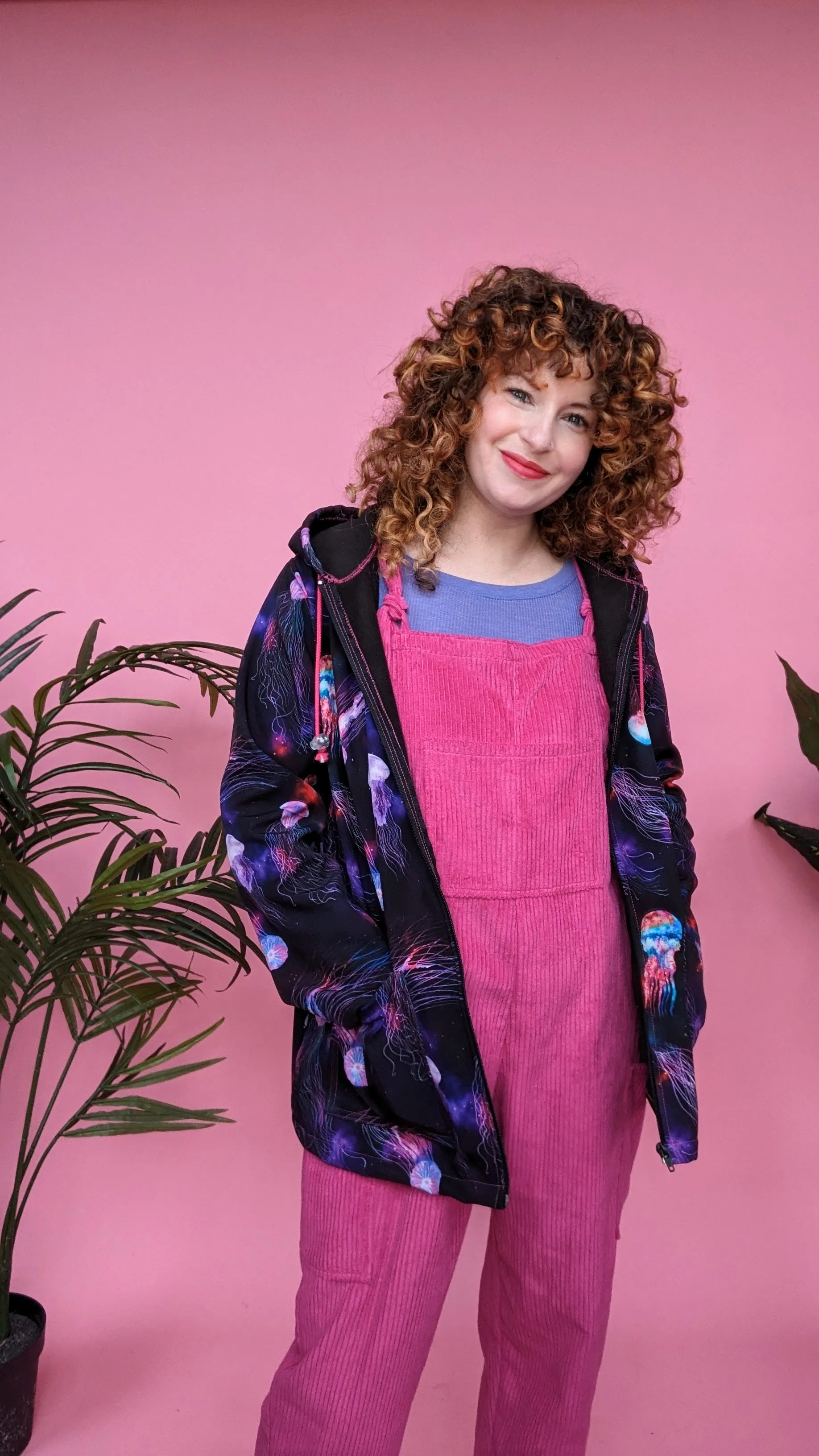Rain Coat in Jellyfish Print