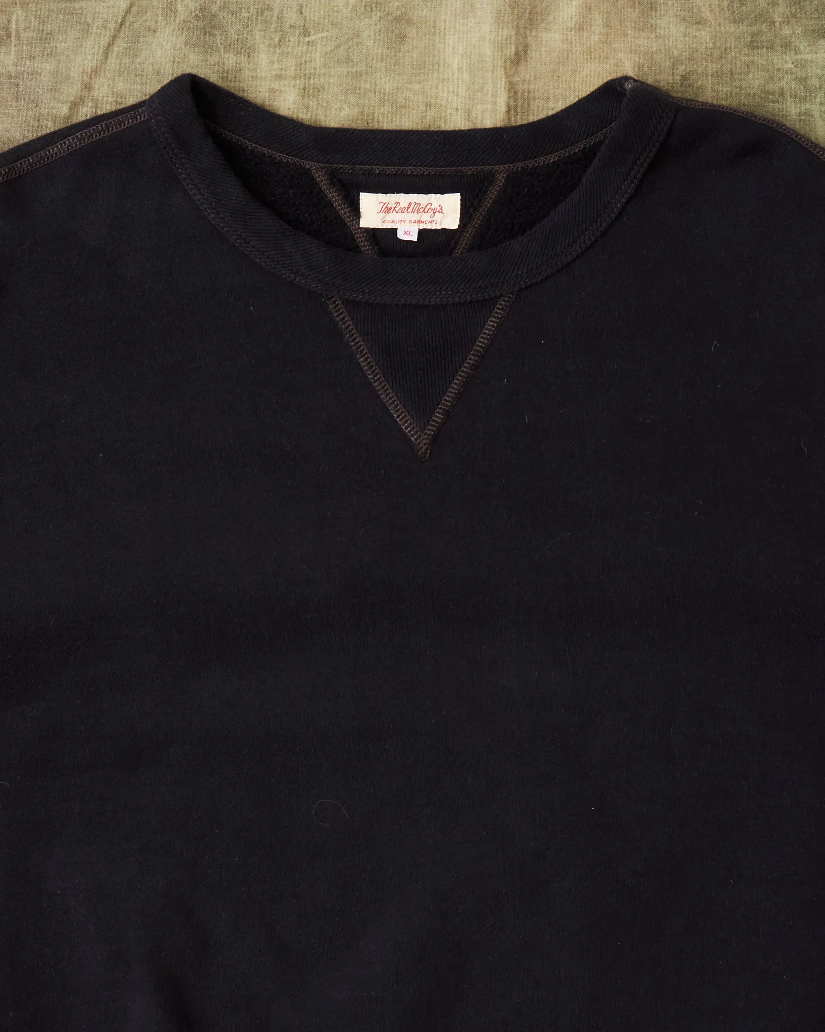 Second Hand Real McCoy's Sweatshirt Black Size XL