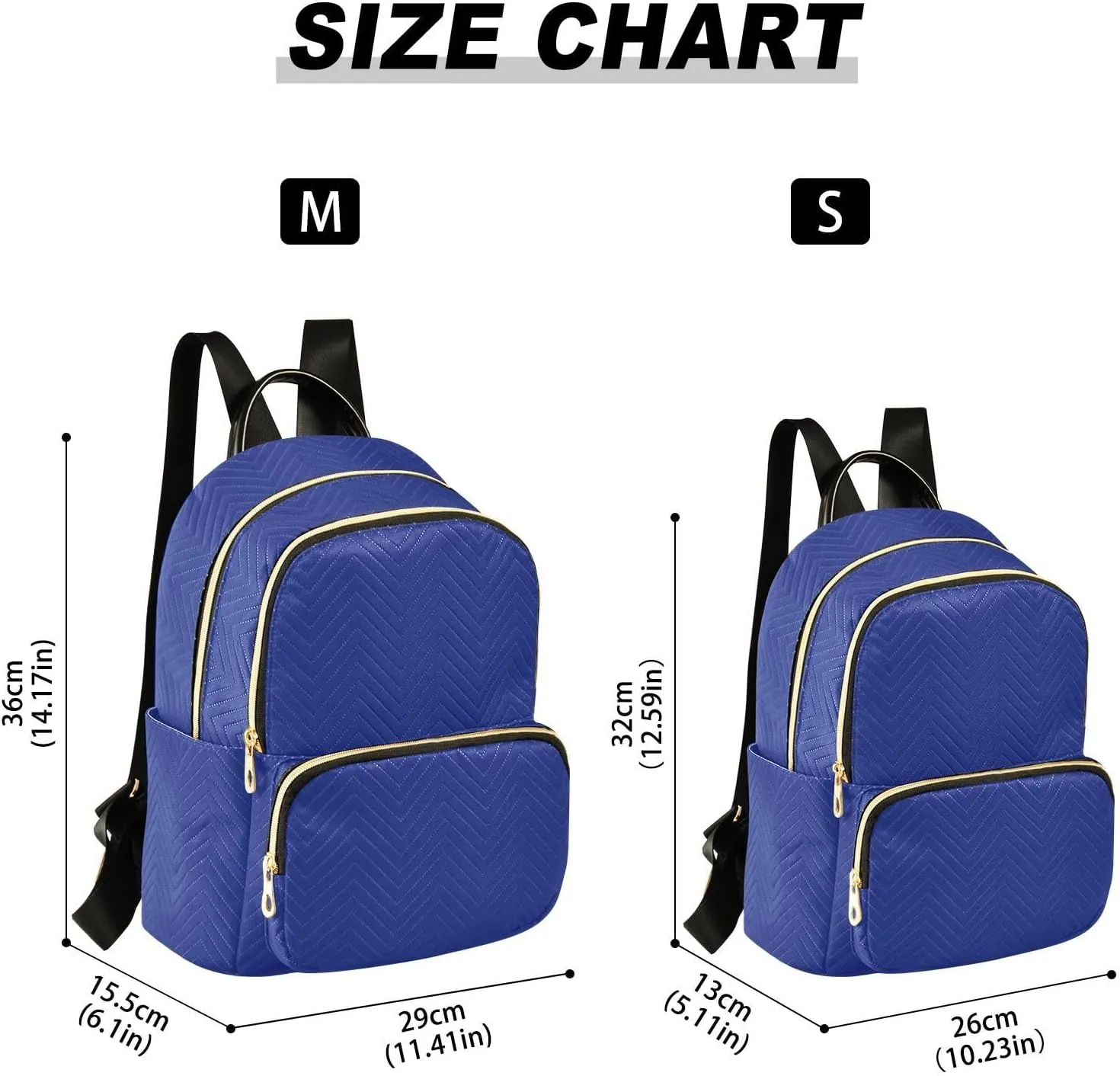 Sinestour Royal Blue Backpack Purse Lightweight Shoulder Bag Fashion Travel Backpack Handbags for Women Work Teenage Ladies