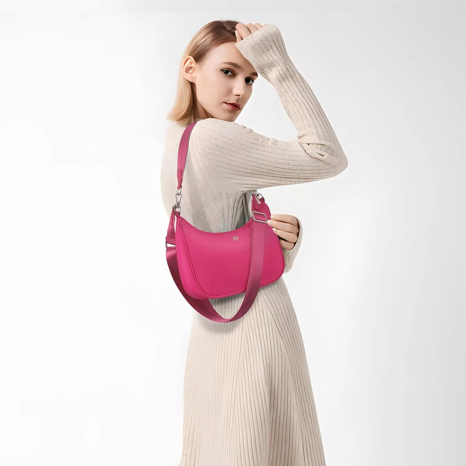 Small Crossbody Bags For Women Adjustable Mini Shoulder Bag Small Purses Handbags With Two detachable Straps