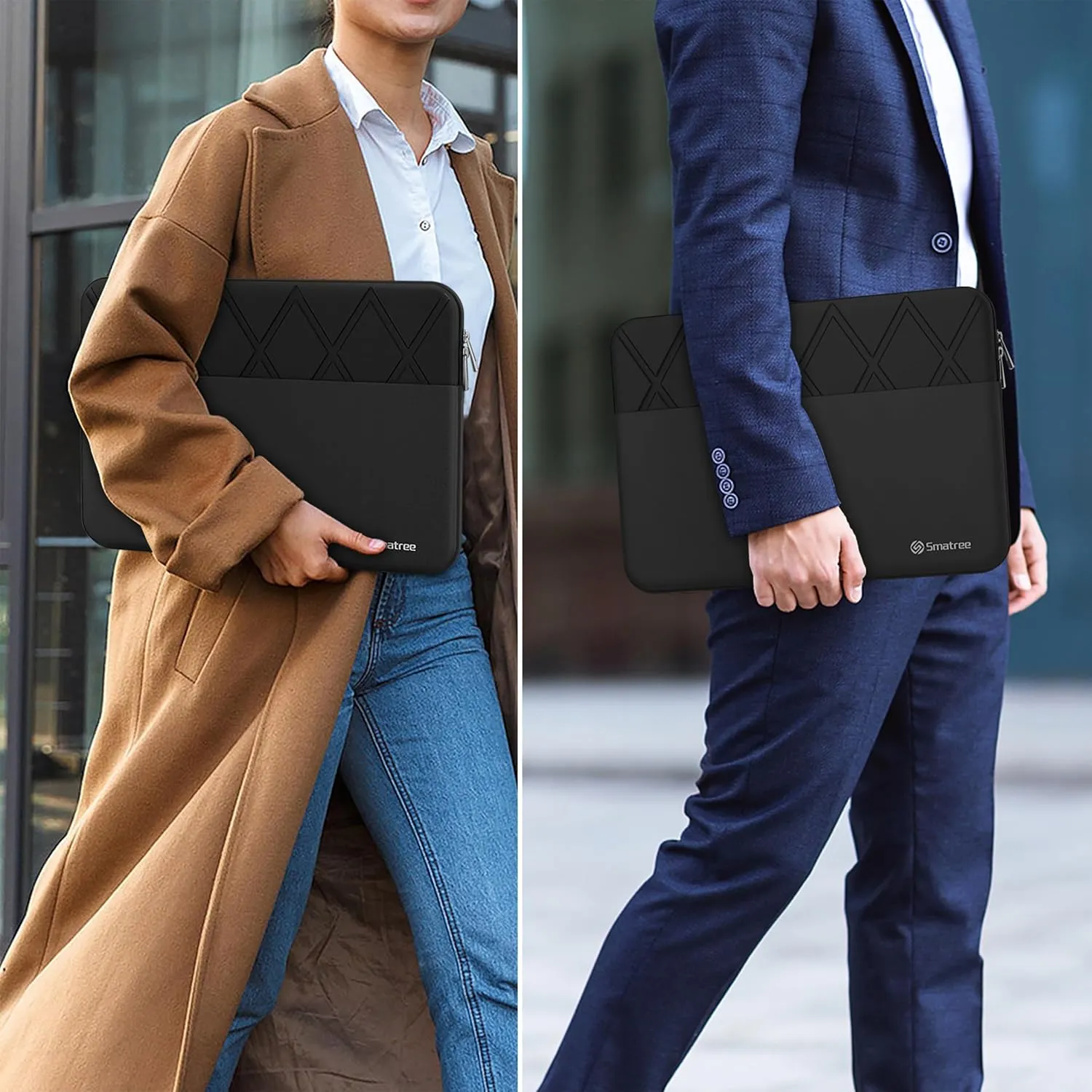Smatree 13.8 inch Laptop Sleeve for Microsoft Surface Laptop2024/Surface Laptop for Business Copilot PC, Case with Accessory Pocket, YKK Zipper (E437)