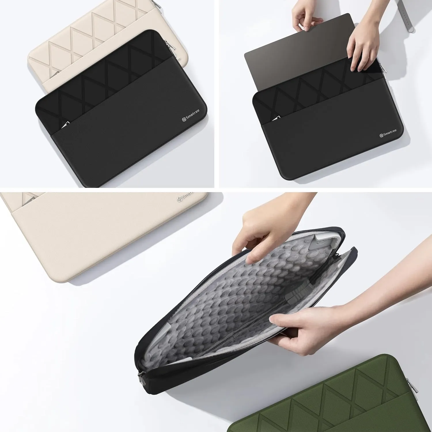 Smatree 13.8 inch Laptop Sleeve for Microsoft Surface Laptop2024/Surface Laptop for Business Copilot PC, Case with Accessory Pocket, YKK Zipper (E437)