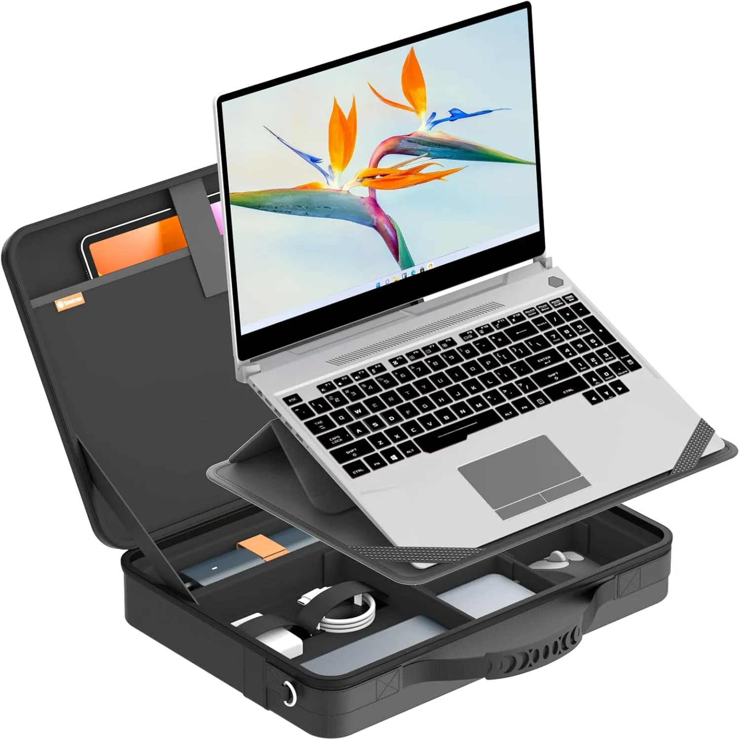 Smatree MobileBase Laptop Shoulder Case with Stand for 15-16 inch Acer ConceptD 5/7 Pro, Predator Triton 16/Neo 16/500 SE/300 SE,Aspire 3D 15/TravelMate P2/Nitro V 15, Swift X 16/Swift Edge 16 (A485S)