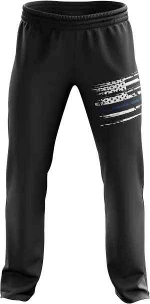 Tactical Pro Supply American Flag Sweatpants - Bottom Sweat Pants Joggers for Men and Women Fitness Workout Athletic Pants