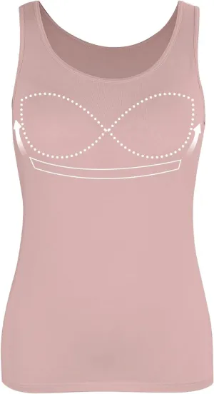 Tank Top with Built in Bra Cup for Women Casual Wide Strap Sleevless Layer Camisole Yoga Top Pack S-3XL