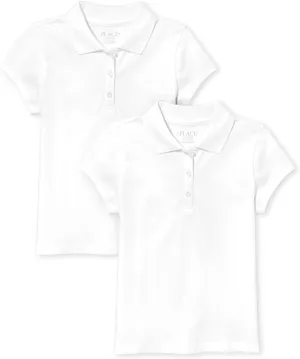 The Childrens Place Multipack Short Sleeve Pique Polo