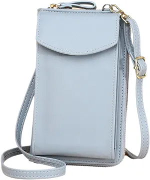 The Original Clutch Wallet - Vegan Leather Crossbody Clutch for Women with Multiple Compartments for Phone, Cards