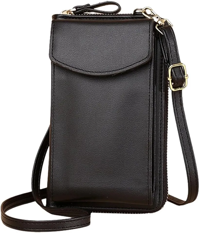 The Original Clutch Wallet - Vegan Leather Crossbody Clutch for Women with Multiple Compartments for Phone, Cards