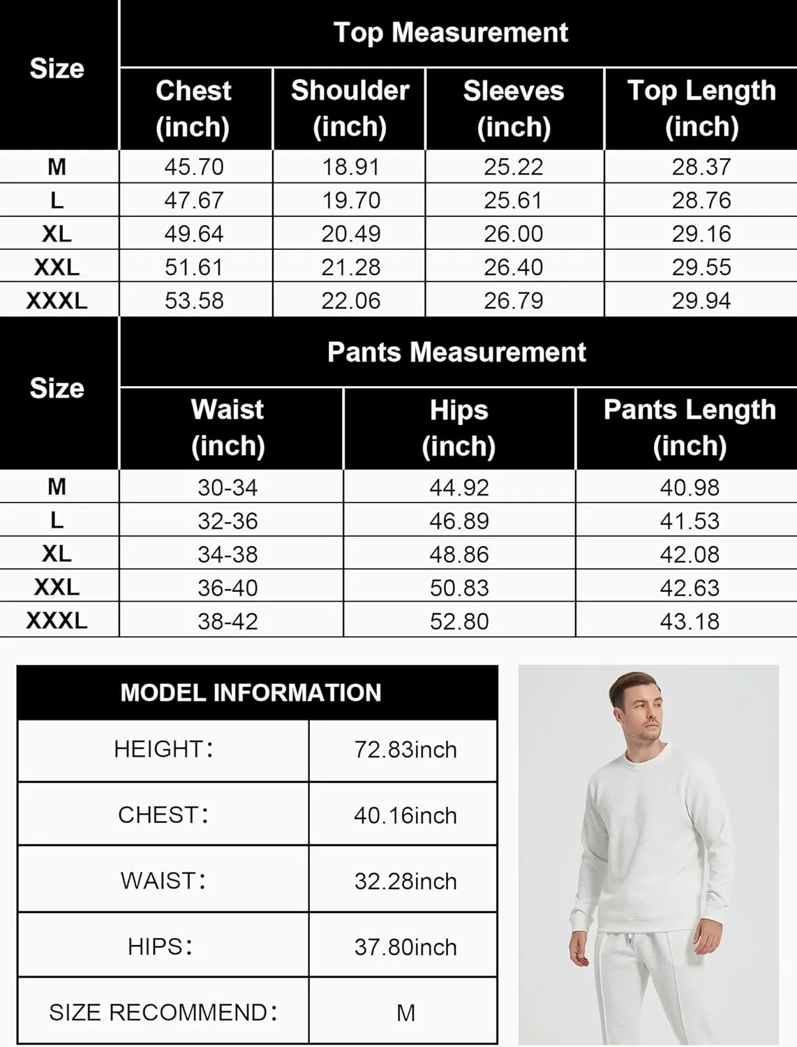 UOUA Men's 2 Piece Sweat Suits Set Long Sleeve Sweatshirt Jogging Sweatpants Tracksuits Outfits