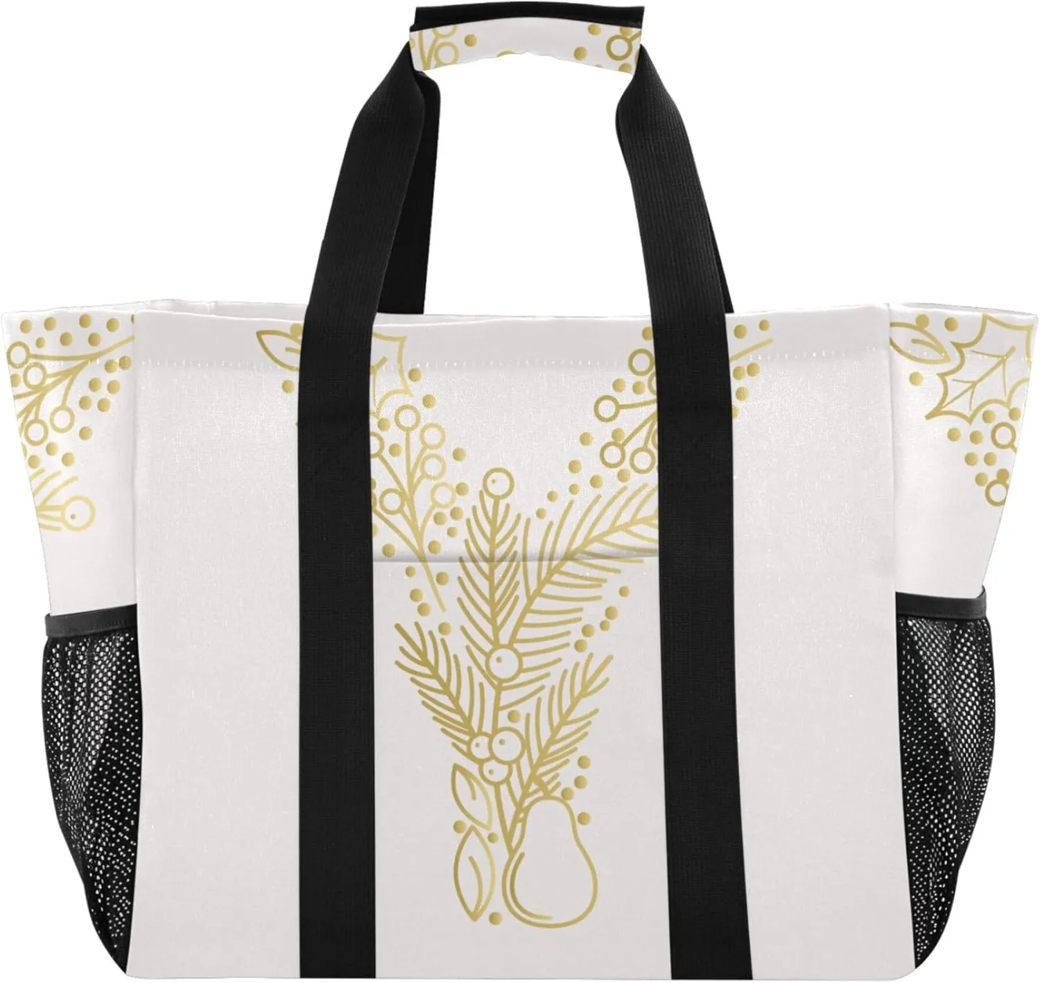Utility Bag Collapsable Beach Tote With Compartments with Handles Carrying Bag