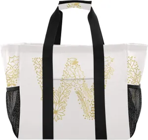 Utility Bag Collapsable Beach Tote With Compartments with Handles Carrying Bag