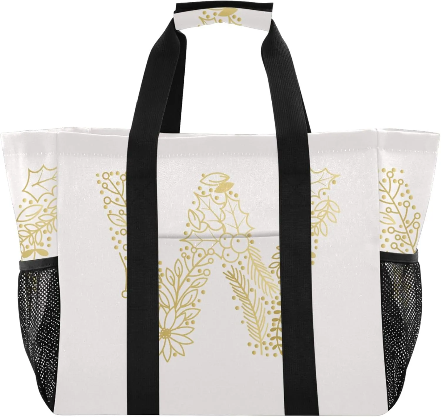 Utility Bag Collapsable Beach Tote With Compartments with Handles Carrying Bag