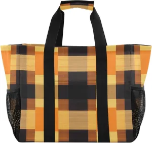 Utility Tote Bag For Women Collapsable Beach Bag With Compartments with Handles Laundry Tote Bag