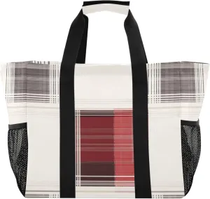 Utility Tote Bag For Women Foldable Beach Tote Bag With Compartments Canvas Carrying Tote