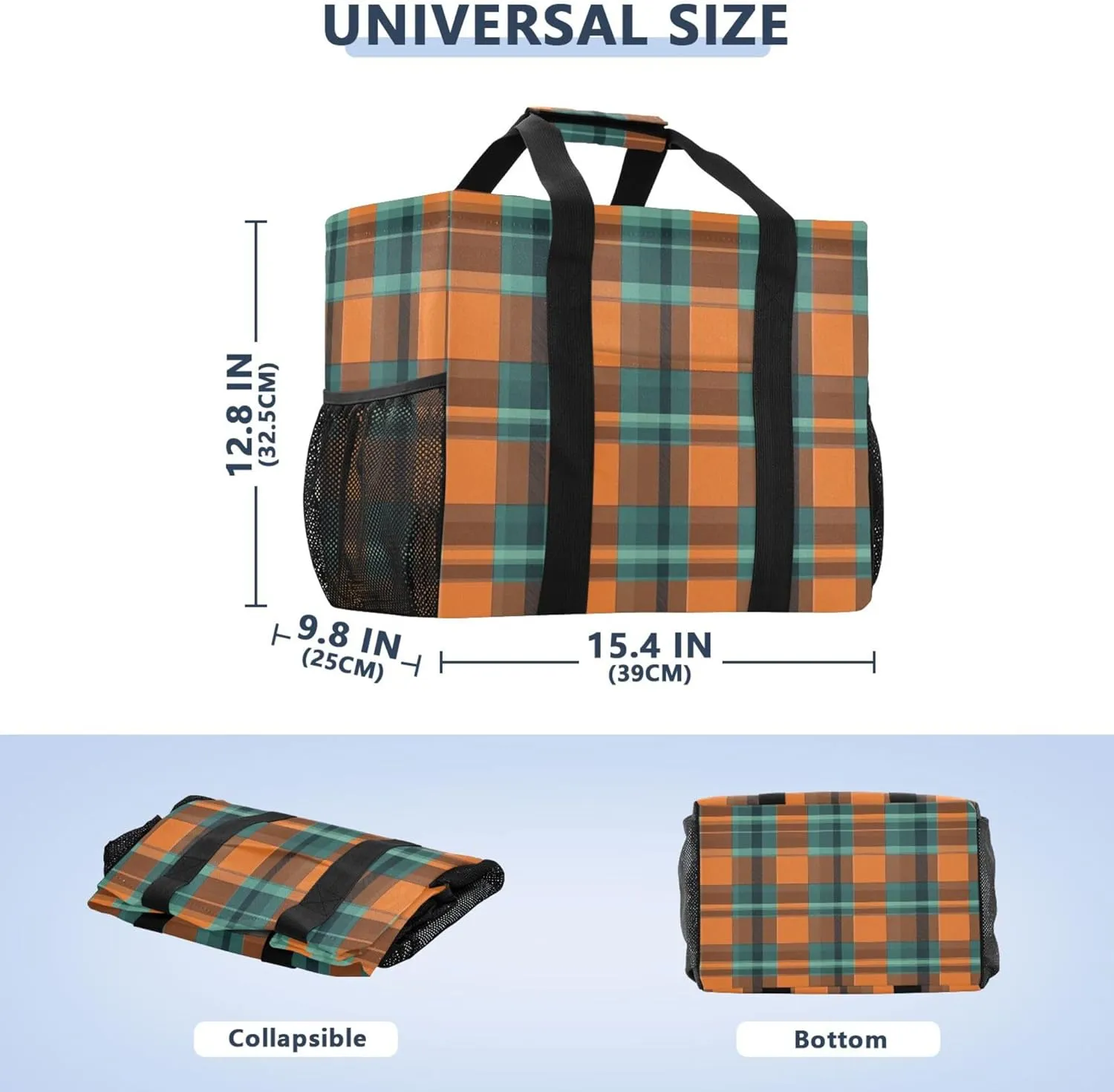 Utility Tote Bag For Women Foldable Beach Tote Bag With Compartments Canvas Carrying Tote