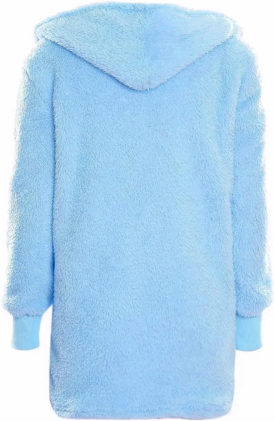 Vakkest Women's Sexy 3 Piece Pajamas Outfit Fuzzy Fleece Warm Sherpa Coat Jacket Outwear Spaghetti Strap Crop Top Shorts Set