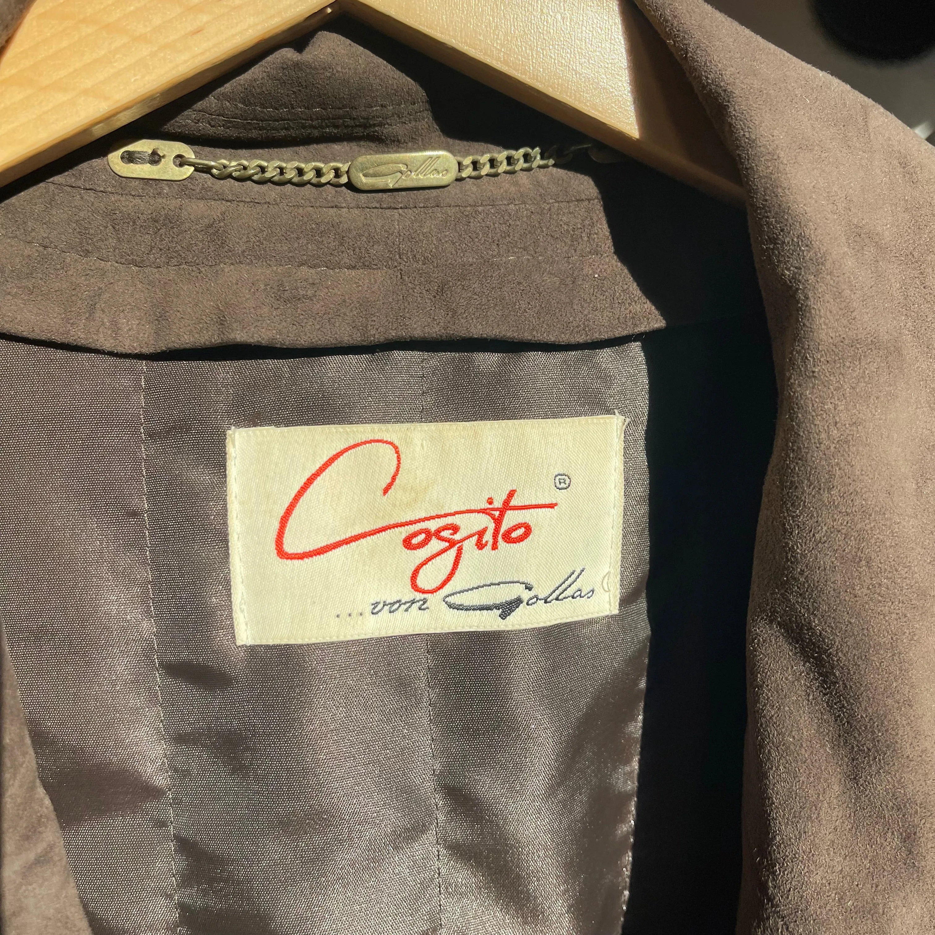 Vintage Suede Oversized Trench Mexico 80s