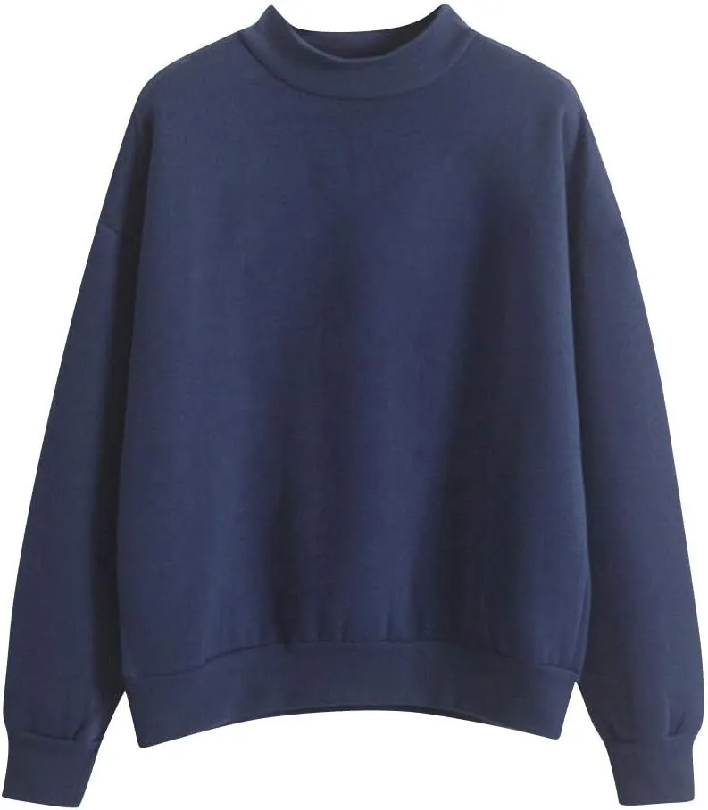 Women Long Sleeve Lightweight Sweatshirts Round Neck Plus Size Pullover Oversized Fashion Womens Hoodies
