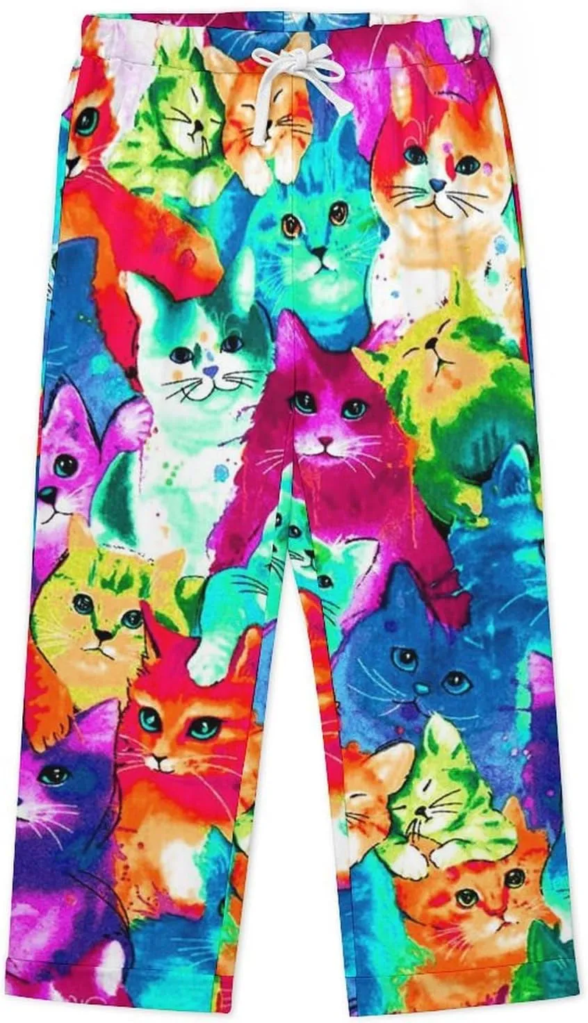 Womens Button Down Pajamas, Long Sleeve Pajama Top and Pajama Pants